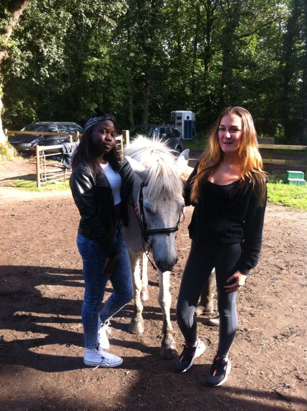Chanelle and Sophie Horse